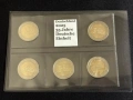 Германия 2025 – 2 евро - комплектен сет 35 години от обединението на Германия (ADFGJ), снимка 1