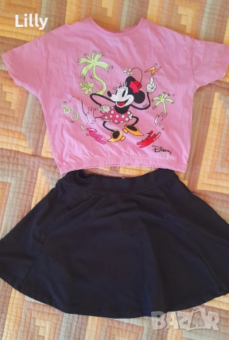 пола с тениска за момиче 