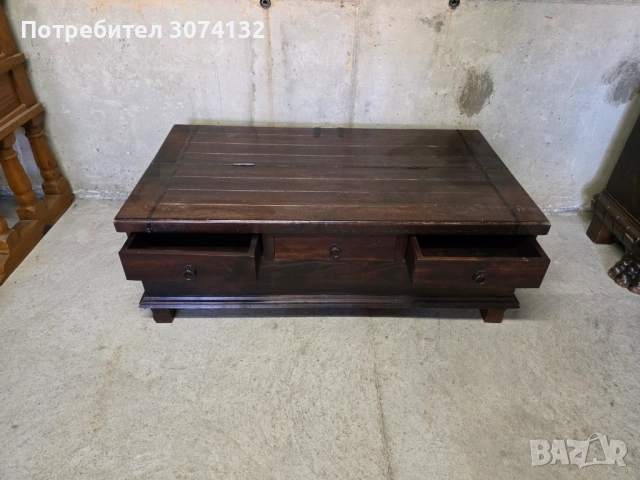 Уникална маса / сандък, снимка 2 - Маси - 54283656