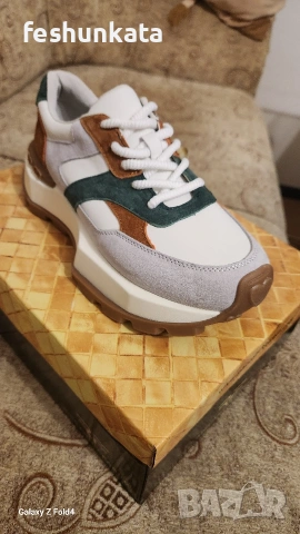 Дамски маратонки от ест.кожа