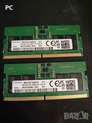 DDR5 4800MT 2x8 SO-DIMM ( Лаптоп) памети
