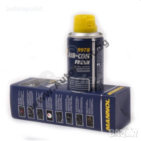 Спрей за освежаване на климатик MANNOL 9978 200ml, снимка 2 - Аксесоари и консумативи - 53982405