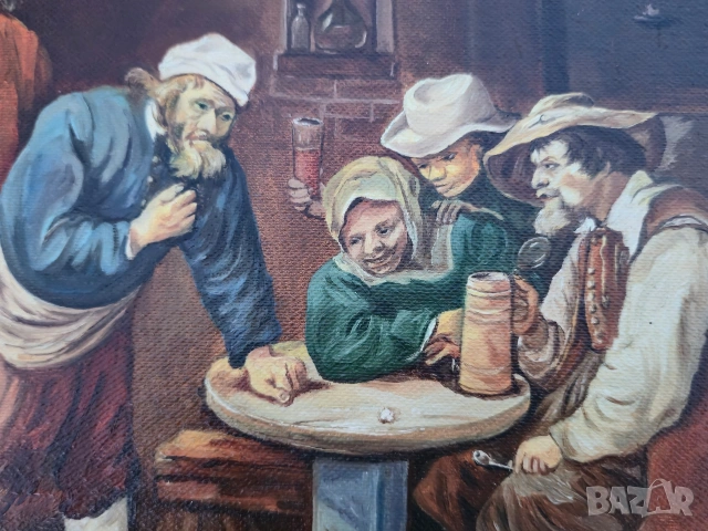 Стара Карина Маслени бой 1950г, снимка 8 - Други ценни предмети - 54879504