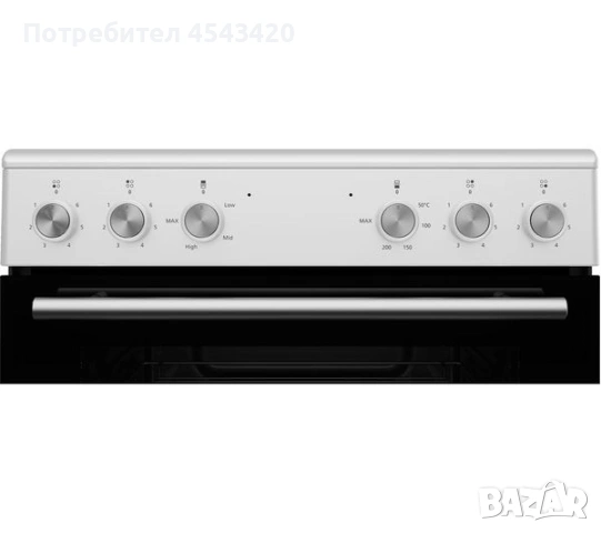 Нова! Керамична готварска печка с две фурни Logik, снимка 6 - Печки, фурни - 54753887