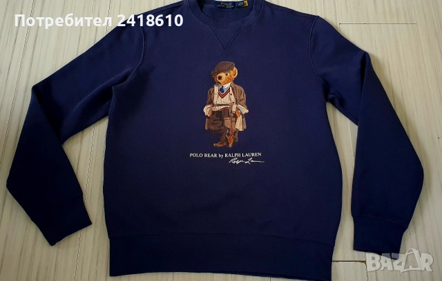 POLO Ralph Lauren Bear  Mens Size M НОВО! ОРИГИНАЛ! Мъжки Суичър - Блуза!