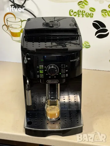 Кафемашина кафе автомат delonghi magnifica S с гаранция, снимка 3 - Кафемашини - 55515183