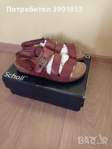Кожени мъжки сандали Scholl
