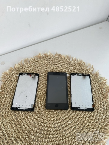 Дисплей, Nokia Lumia 435, Черен, снимка 2 - Резервни части за телефони - 55282678