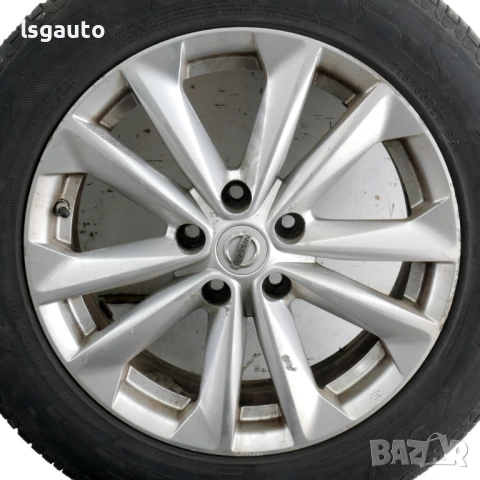 Алуминиеви джанти 5x114.3 с гуми R17 Nissan Qashqai II 2013-2021 ID: 160365, снимка 5 - Гуми и джанти - 54606586