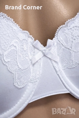 Hunkemöller бял сутиен с дантела – размер 80C, снимка 3 - Бельо - 54538015