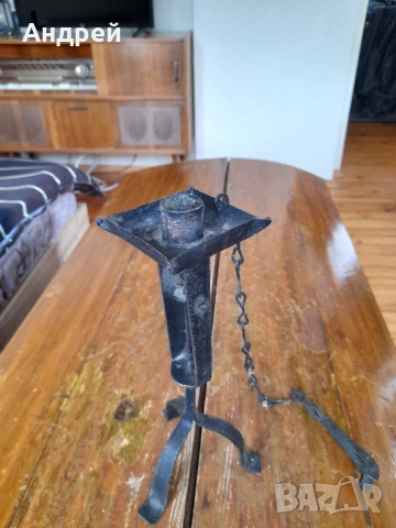 Стар свещник #28, снимка 2 - Други ценни предмети - 54290890