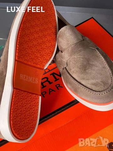 Hermes ⚜️Естествен Велур ⚜️, снимка 5 - Ежедневни обувки - 54282580