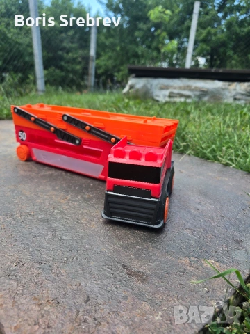 Комплект Hot Wheels: Мегатранспортьор за 50+ колички + Лот писти и лаунчери, снимка 4 - Коли, камиони, мотори, писти - 54990382