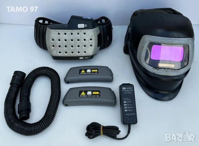 3M Speedglas 9100 FX - Заварачна маска с ADFLO система с батерии и зарядно