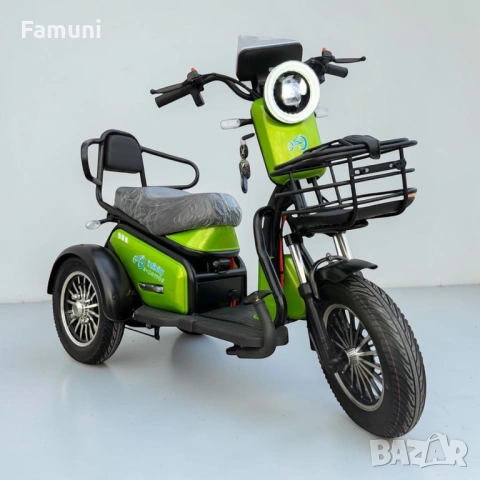 Електрическа Триколка PUDDING 1800W 4 ЦВЯТА, снимка 2 - Мотоциклети и мототехника - 53777246