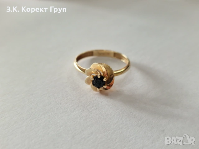 Дамски златен пръстен 14К 585 / 1,80 гр., снимка 2 - Пръстени - 54509698