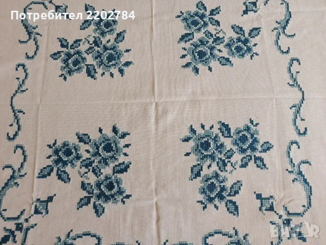 Битови, бродирани карета за маса , снимка 14 - Покривки за маси - 55671872