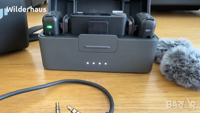 DJI Mic 2 / Безжичен Микрофон / Брожки и Приемник, снимка 2 - Микрофони - 55394094