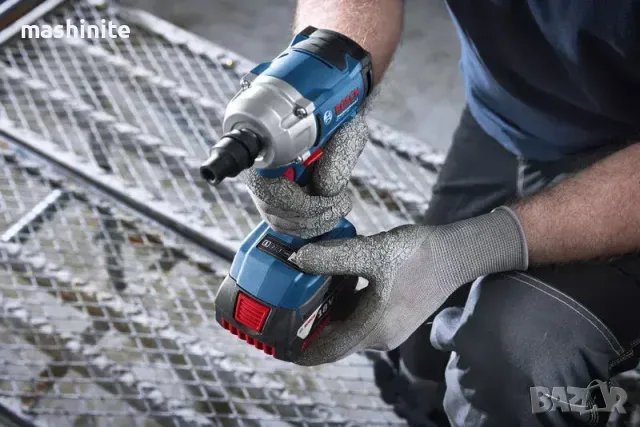 Акумулаторен гайковерт Bosch безчетков GDS 18V-350 18V без батерии и зарядно, снимка 2 - Винтоверти - 55529004