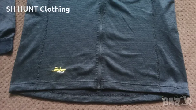 Snickers 9448 Work Moisture-Wicking Full Zip Midlayer Top размер L работна термо блуза W4-765, снимка 6 - Блузи - 55563051