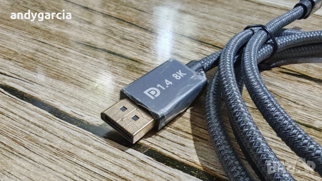  Silkland 8K Mini DisplayPort to DisplayPort 1.4 Cable 8K@60Hz 4K@144Hz 2K@240Hz HDR DSC 1.2 G-Sync , снимка 6 - Кабели и адаптери - 54538427