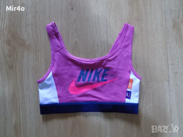 бюстие nike потник тениска риза блуза туризъм спорт крос дамско оригинал M/S, снимка 8 - Спортни екипи - 49364769
