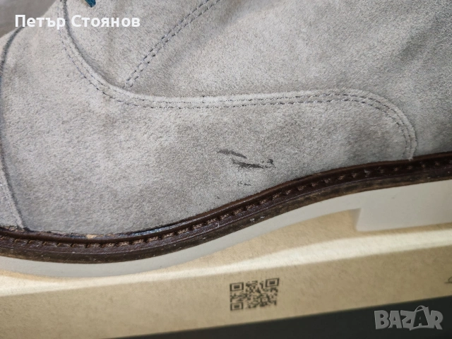 Мъжъки обувки от естествен велур Ortiz&Reed №45, снимка 5 - Ежедневни обувки - 54215919