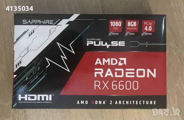 НОВА SAPPHIRE PULSE RX 6600 – 8GB 