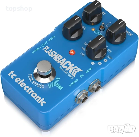 Чисто нов легендарен ефект за китара TC Electronic Flashback 2 Delay Pedal с MASH технология , снимка 9 - Други - 54949800