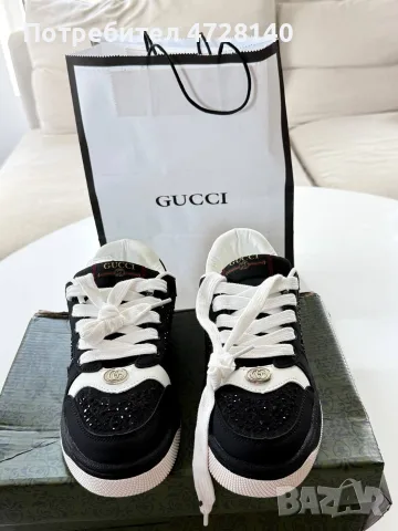 Дамски маратонки Gucci размер 39 , снимка 5 - Маратонки - 55601882