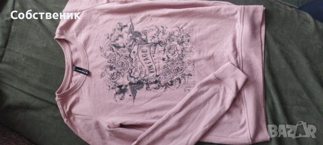 Дънкено яке за момиче и подарък блуза, снимка 4 - Детски якета и елеци - 54290666