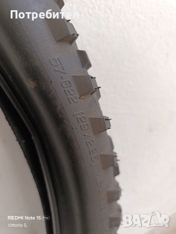 2 броя външни гуми за планински велосипед Schwalbe 29x2.25, снимка 7 - Части за велосипеди - 54678391