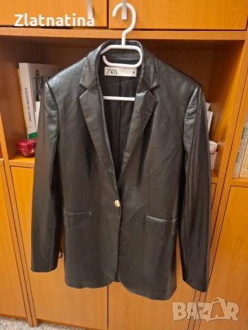 Кожено сако Зара-S