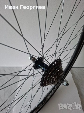 Отлична задна Капла Crosser X3 28" алуминий главина Joytech касета Shimano MF-TZ20 6 скорости , снимка 4 - Части за велосипеди - 54683696
