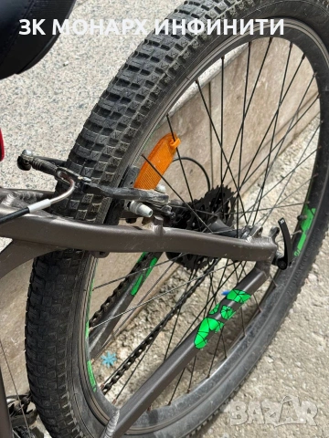 Велосипед DRAG C1 Pro AC-38 М 26" BR/GRN СКОРОСТИ 24, РАМКА АЛУМИНИЕВА , снимка 6 - Велосипеди - 54579033