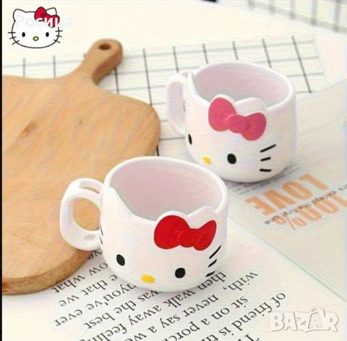Пластмасова чаша за вода Hello Kitty., снимка 3 - Други - 55099342