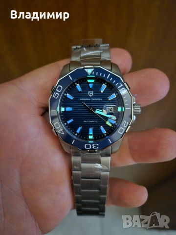 Pagani Design Aquaracer PD1617 - автоматичен часовник, снимка 10 - Мъжки - 54774793