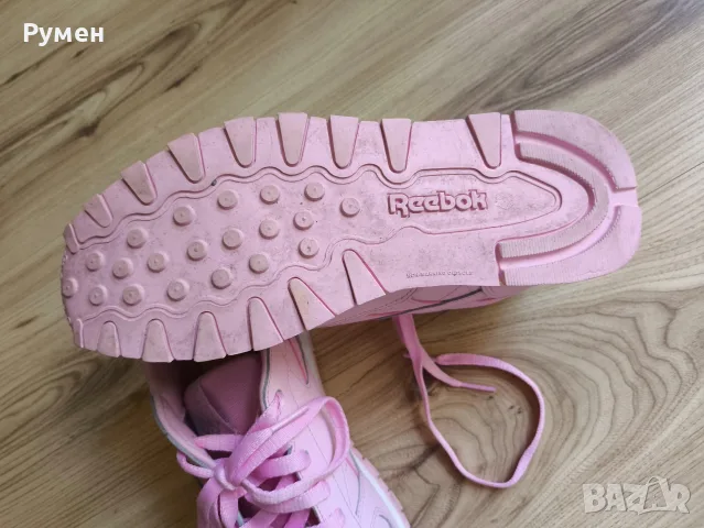 Дамски (детски) розови маратонки Reebok, снимка 8 - Маратонки - 55564992