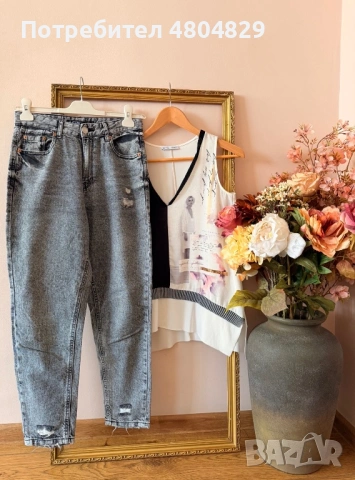 H&M Дамско елегантно вталено сако и дънки, снимка 14 - Сака - 54539208