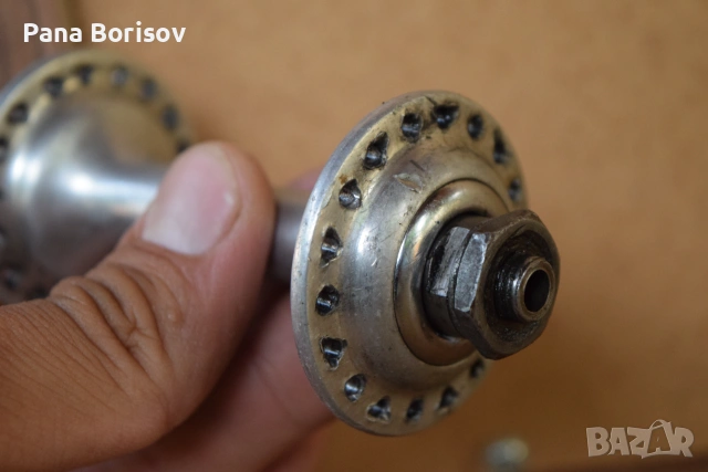 Ретро Шосейни Комплект Главини Campagnolo Record 36 дупки, снимка 8 - Части за велосипеди - 55247123