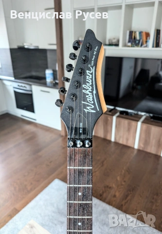 Washburn WG-500 Metallic Gray, 2000, Korea, снимка 5 - Китари - 54907470