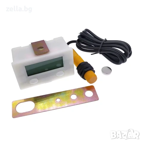 Дигитален брояч на импулси ZX-5DK с магнитен сензор тип Reed M12 – 5 цифри, IP40, батерия AA 10283, снимка 6 - Друга електроника - 54662357