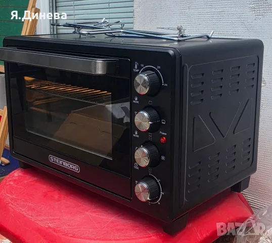 Малка фурна Steinborg 35L 1600w, снимка 4 - Печки, фурни - 55301185