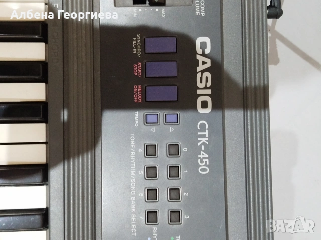 Синтезатор CASIO CTK 450, снимка 2 - Синтезатори - 55011525