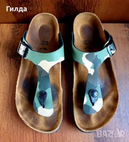 Birkenstock сандали чехли 37 military