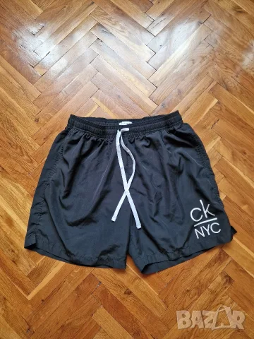 Страхотни мъжки къси шорти бански CALVIN KLEIN размер L, снимка 2 - Бански - 55401966