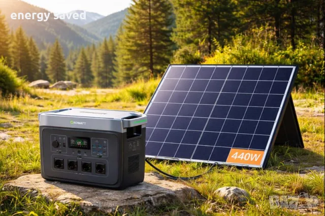 Соларна система .Преносима Захранваща Станция 1800W  с LiFePO4 Батерия и Wi-Fi.Безплатна доставка., снимка 3 - Друга електроника - 54560776