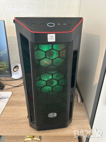Геймърски компютър AMD Ryzen 7 ssd256gb/16ram GTX 1660Ti със геймърска клавиатура и мишка, снимка 2 - Геймърски - 54990450