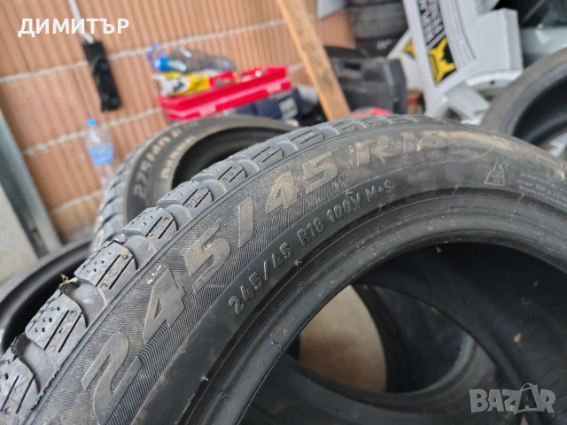 4бр.зимни гуми PIRELLI 245 45 18 +275 40 18 DOT20 цена за брой, снимка 10 - Гуми и джанти - 54081952