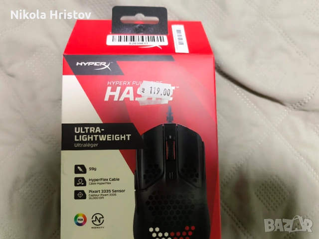 Продавам HyperX Pulsefire Haste и ROCCAT Kanga в добро състояние.